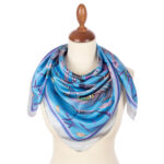 Silent wind blue scarf - Image 2