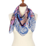 Anthea blue scarf - Image 2
