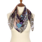 Anthea purple scarf - Image 2