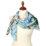 Artemis Blue scarf - Image 2