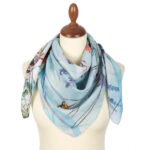Artemis Blue scarf - Image 3