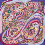 Sun city purple scarf