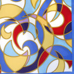 Evita Blue scarf - Image 2