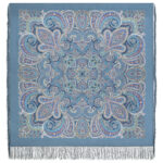 Blue Rendezvous shawl