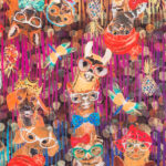 Cat Vocals red scarf - Image 3