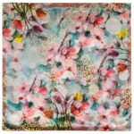 Rising flowers scarf