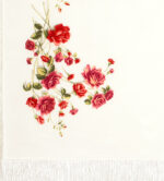 Roses on the Snow shawl - Image 5