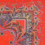 Coral Breeze red scarf - Image 3