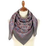 Sonorous Stream Gray scarf - Image 2