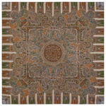 Birthday Green-brown scarf