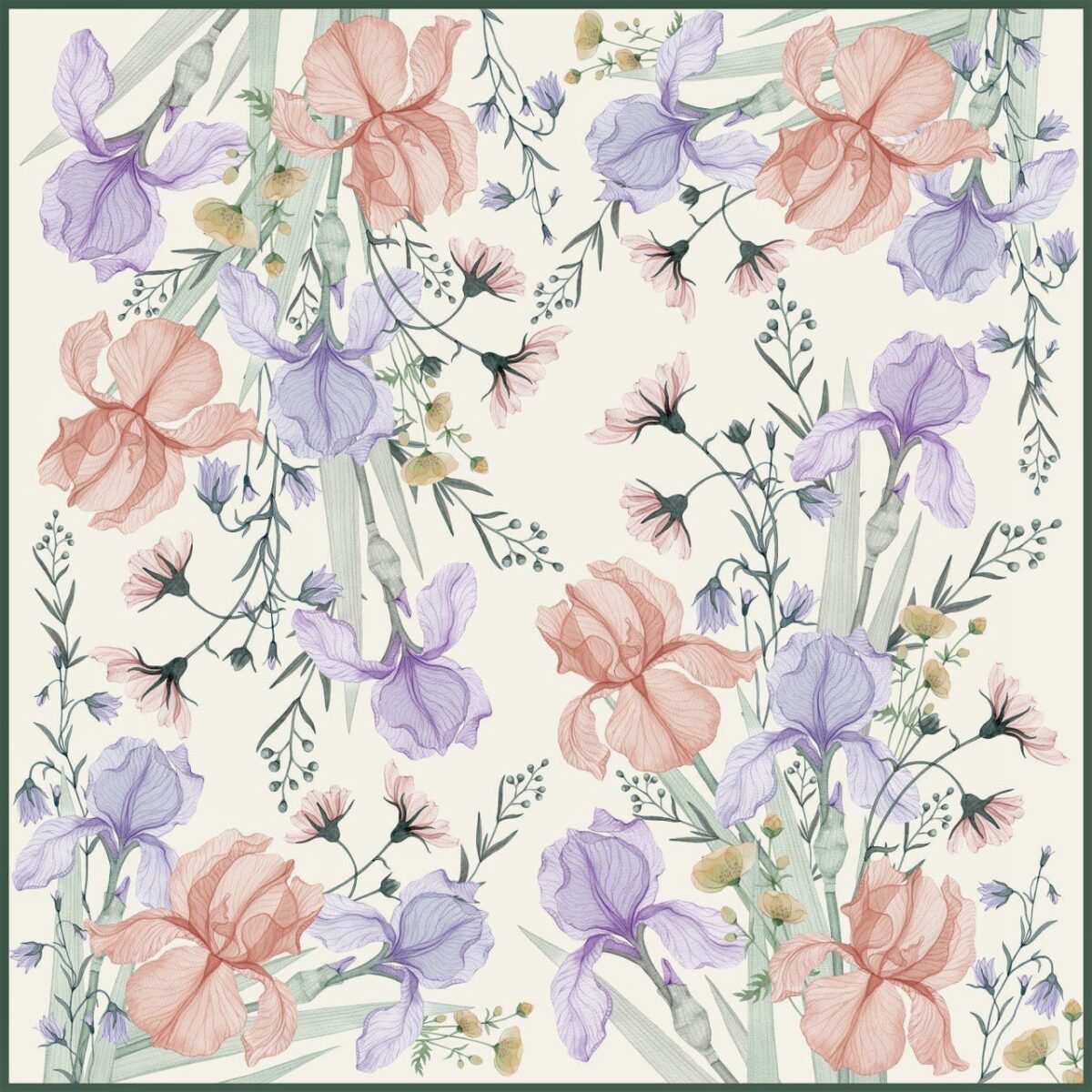 Iris Serenade scarf