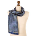 Men Scarves Cascade Blue